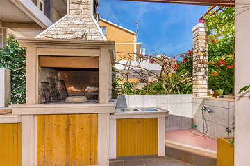 Apartmány Ankica - gril u domu, Prižba, ostrov Korčula, Chorvatsko