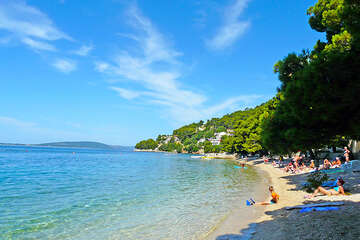 Hotel Srečko**** - oblázková pláž, Drvenik, Makarská riviéra, Chorvatsko
