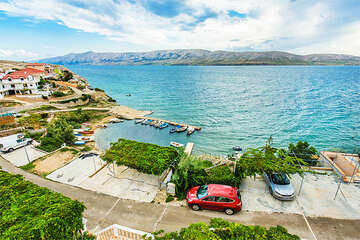 A8 - apartmány Plat, Dražica, ostrov Pag, Chorvatsko