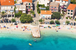 Apartmány Dragan - letecký pohled, Podgora - Čaklje, Chorvatsko