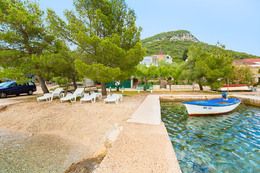 Apartmány Karaka - pláž 20 m od domu, zátoka Luka Dubrava, poloostrov Pelješac, Chorvatsko