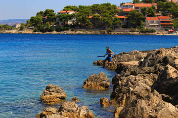 Stomorska, ostrov Šolta, Chorvatsko