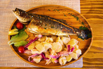 Preko - v místní restauraci, ostrov Ugljan, Chorvatsko