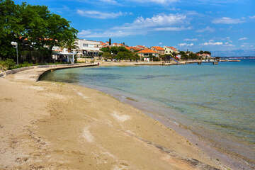 Apartmány Dalmacija - písečná pláž Jaz, Preko, ostrov Ugljan, Chorvatsko