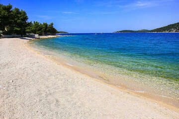 Apartmány Smokva - oblázková pláž Varoš, Ražanj, Šibenická riviéra, Chorvatsko