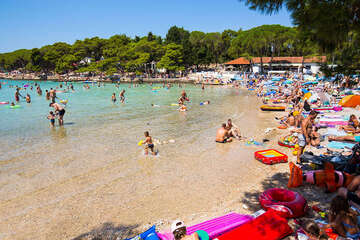 Mobilhome Kum - oblázková pláž Soline (600 m), Biograd na moru, Zadarská riviéra, Chorvatsko