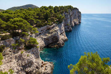 Přírodní park Telašćica, ostrov Dugi Otok, Chorvatsko