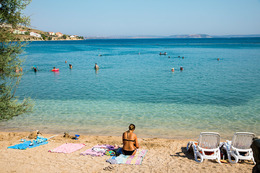 Apartmány Tomislav - písečná pláž, Vlašiči, ostrov Pag, Chorvatsko