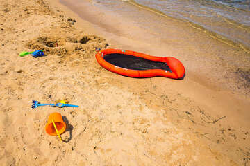 Tkon - písečná pláž Klanac, ostrov Pašman, Chorvatsko