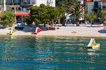 Drvenik - Donja Vala, pláže, Makarská riviéra, Chorvatsko