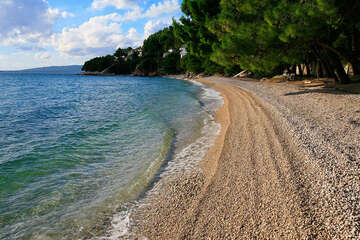 Drvenik - Gornja Vala, pláže, Makarská riviéra, Chorvatsko