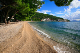 Drvenik - Gornja Vala, pláže, Makarská riviéra, Chorvatsko