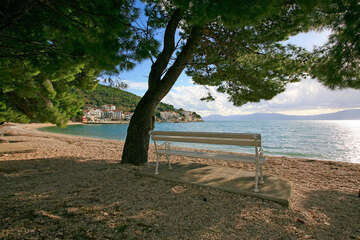 Drvenik - Gornja Vala, pláže, Makarská riviéra, Chorvatsko