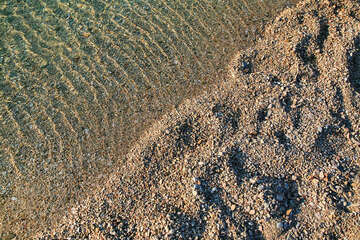 Město Pag - pláž, ostrov Pag, Chorvatsko