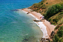 Pag - Vodice - písčitooblázková pláž, kde budete mít soukromí, ostrov Pag, Chorvatsko