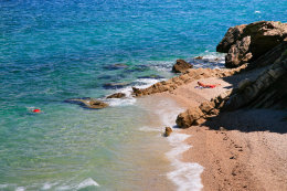 Pag - Vodice - písčitooblázková pláž, kde budete mít soukromí, ostrov Pag, Chorvatsko