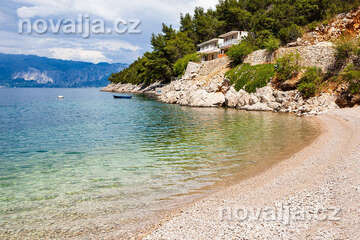 Ostrov Hvar - severní zátoka s apartmány Žana, Chorvatsko