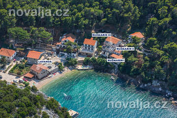 Vela Stiniva - apartmány, ostrov Hvar, Chorvatsko 