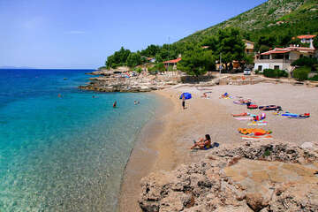 Ivan Dolac - pláže, ostrov Hvar, Chorvatsko