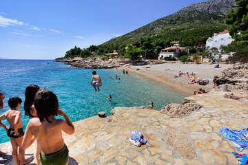 Ivan Dolac - pláže, ostrov Hvar, Chorvatsko