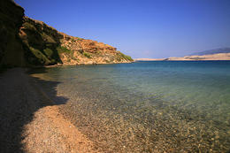 Pag - Vodice - pláže, kde budete mít soukromí, ostrov Pag, Chorvatsko