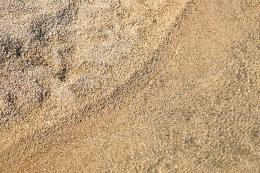 Vlašiči - písečná pláž v zátoce Modrá laguna, ostrov Pag, Chorvatsko