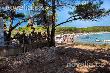 Písečná pláž Sakarun, Soline, Dugi Otok, Chorvatsko