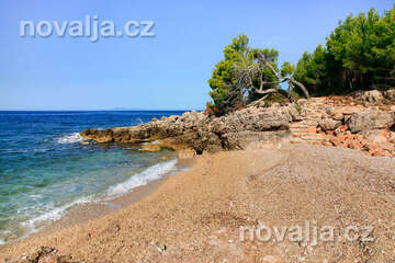 Ivan Dolac - pláže, ostrov Hvar, Chorvatsko