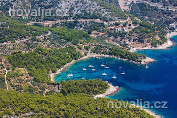 Milna, ostrov Hvar, Chorvatsko