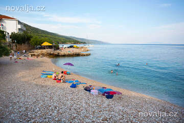Zavala - pláž pod domem Jasna, ostrov Hvar, Chorvatsko