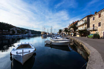 Stomorska, ostrov Šolta, Chorvatsko