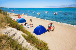 Nin - písečné pláže, Zadarská riviéra, Chorvatsko