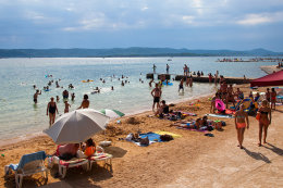 Sv. Filip i Jakov - písečná pláž, Chorvatsko