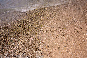 Biograd na Moru - oblázková pláž Soline, Chorvatsko