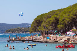 Zátoka Soline, Biograd na Moru, Chorvatsko