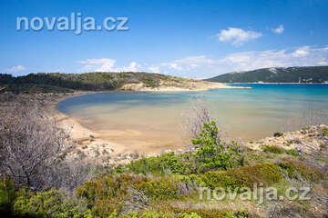 Lopar - FKK písečná pláž Sahara, ostrov Rab, Chorvatsko