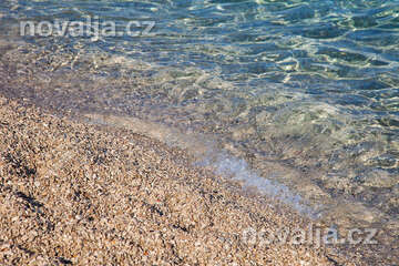 Bol - pláž Zlatni rat, ostrov Brač, Chorvatsko
