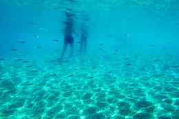 Bol - pláž Zlatni rat, ostrov Brač, Chorvatsko