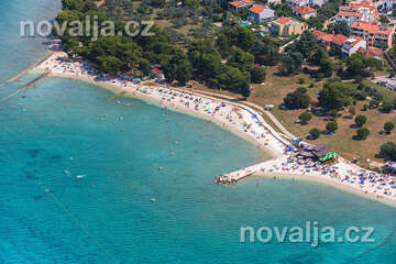 Fažana - letecký pohled, Istrie, Chorvatsko