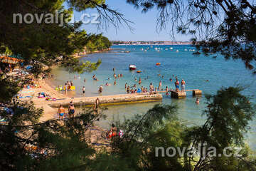 Sv. Filip i Jakov - písečná pláž, Chorvatsko
