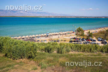 Sabunike - písečná Královnina pláž, Zadarská riviéra, Chorvatsko