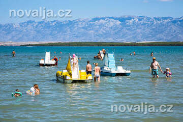 Nin - písečná pláž Ninska laguna, Zadarská riviéra, Chorvatsko