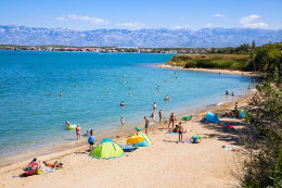 Nin - písečné pláže, Zadarská riviéra, Chorvatsko