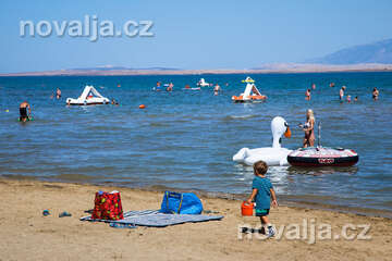Nin - písečná pláž Ninska laguna, Zadarská riviéra, Chorvatsko