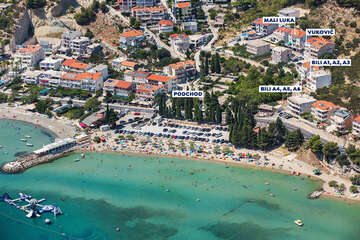 Apartmány Omiš-Duče, Chorvatsko