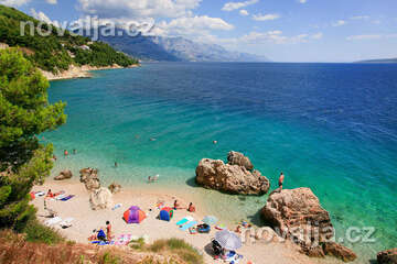 Letovisko Mimice - pláže, Chorvatsko