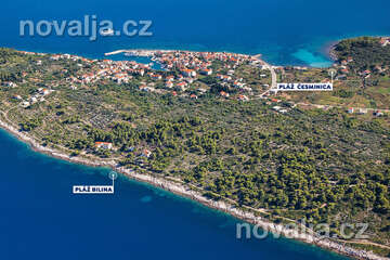 Sučuraj - pláže, ostrov Hvar, Chorvatsko