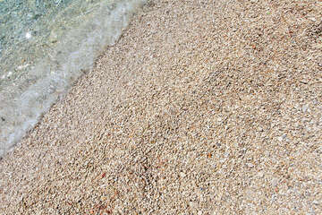 Pláže v letovisku Bratuš, Makarská riviéra, Chorvatsko