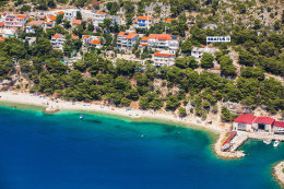 Apartmány Bratuš 11 - letecký pohled, Bratuš, Makarská riviéra, Chorvatsko
