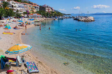 Podgora - Čaklje - oblázkové pláže, Makarská riviéra, Chorvatsko